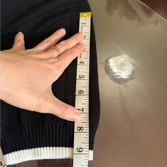 Lacoste Women’s Black Polo Shirt with White Trim Size S - Picture 7 of 9